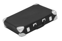 MCN-087 Black/Silver Briefcase